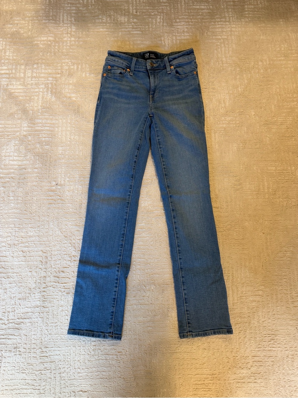 GAP Women's Medium Blue Straight-Leg Jeans